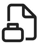 Document Briefcase SVG Icon